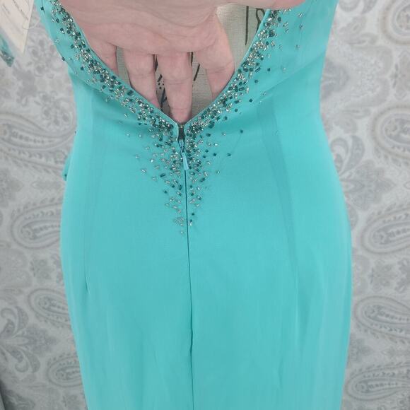 Princess Collection Aquamarine Beaded fairy grunge formal dress Size 6 Party - Picture 8 of 15